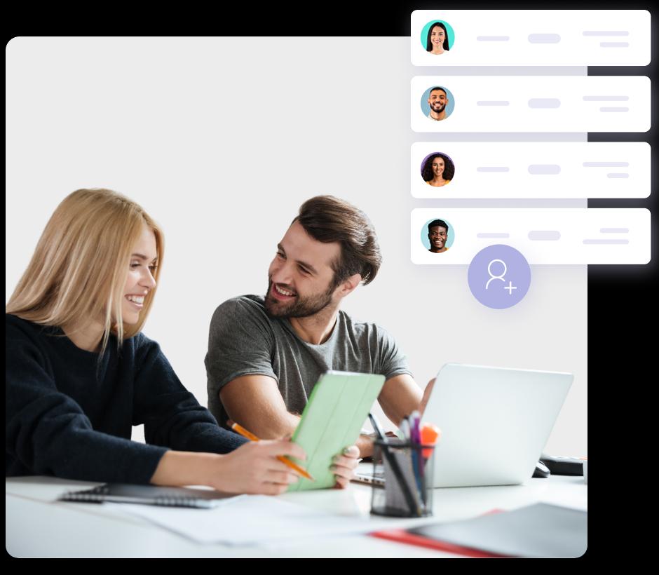 Easily manage your contacts into lists and segments