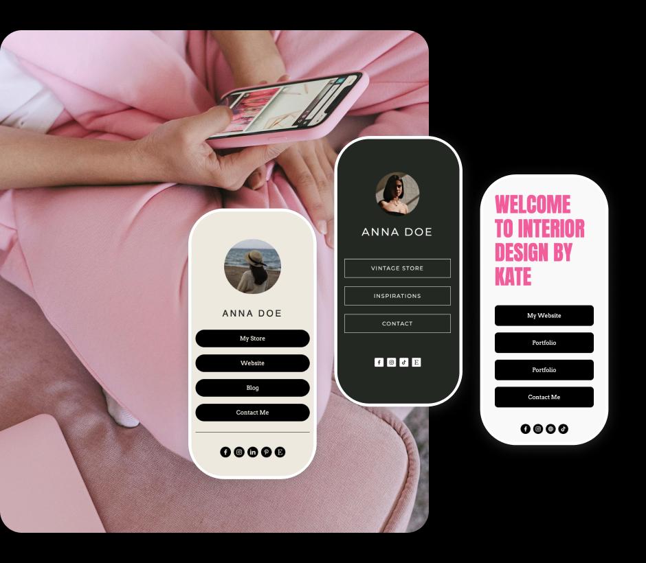 Build your ultimate Link in Bio page instantly