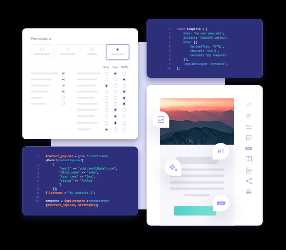 Get access to email API & SMTP relay included in your plan