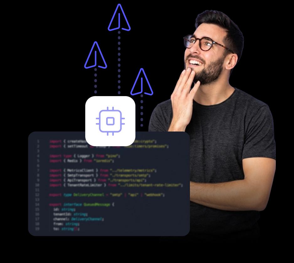 One API for both transactional and bulk emails